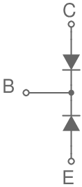 equivalent bjt pnp diode